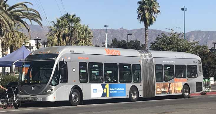 LA Metro Orange Line NABI 60-BRT 9535